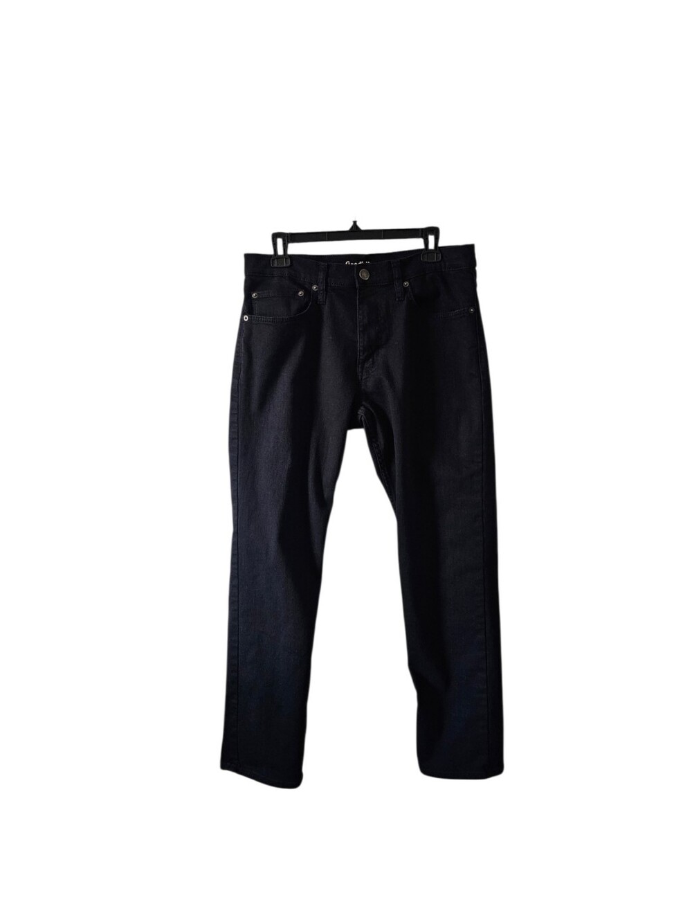 Goodfellow Co Mens Athletic Fit Jeans 32x30 Black Total Flex Tapered Leg Stretch
